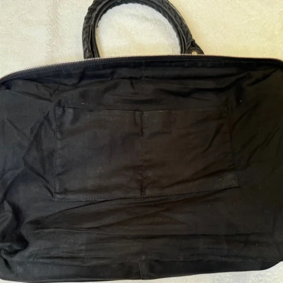 BALENCIAGA BLACK LAMBSKIN LEATHER - UNISEX WORK BAG - Picture 13 of 16